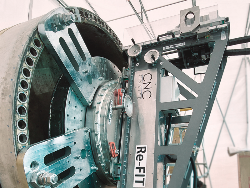 Advanced blade root repair technologies allow critical interfaces to be restored directly on-site.